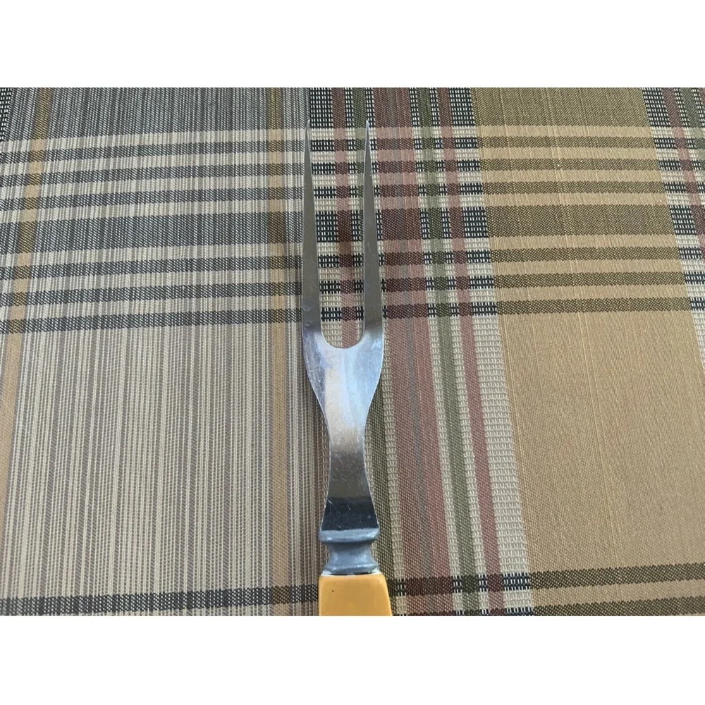 Vintage Sta-Brite Stainless Steel Carving Set